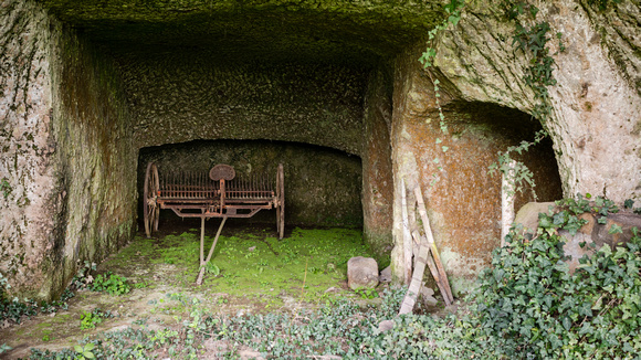 Old Plough in Etruscan Tomb
