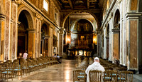 Interior of old Church, Rome