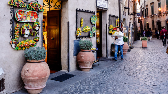 Street Scene, Orvieto